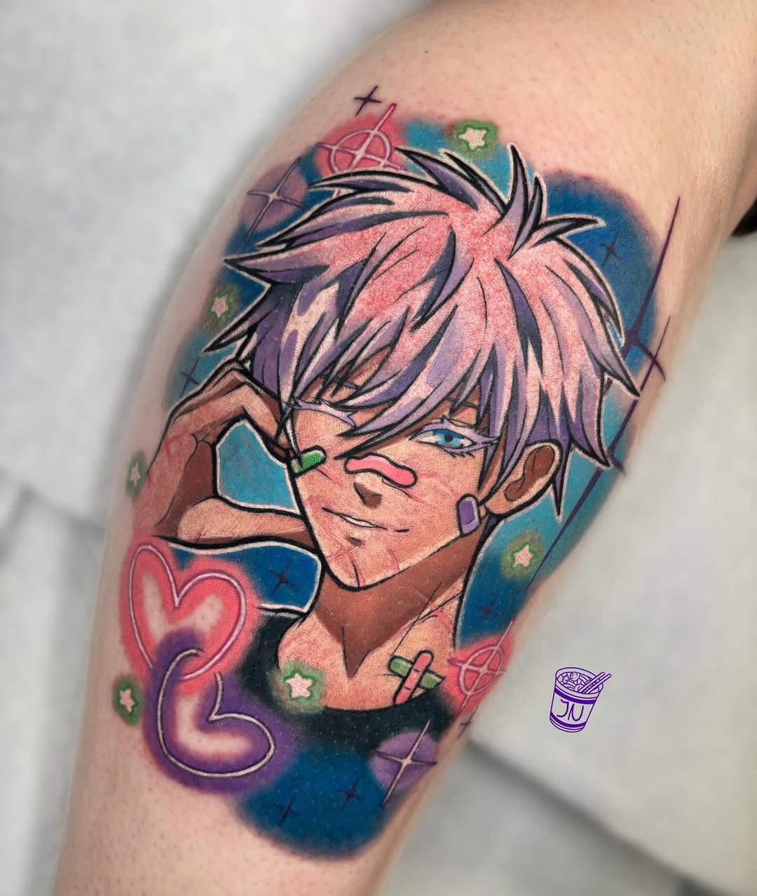 Anime comic tattoo