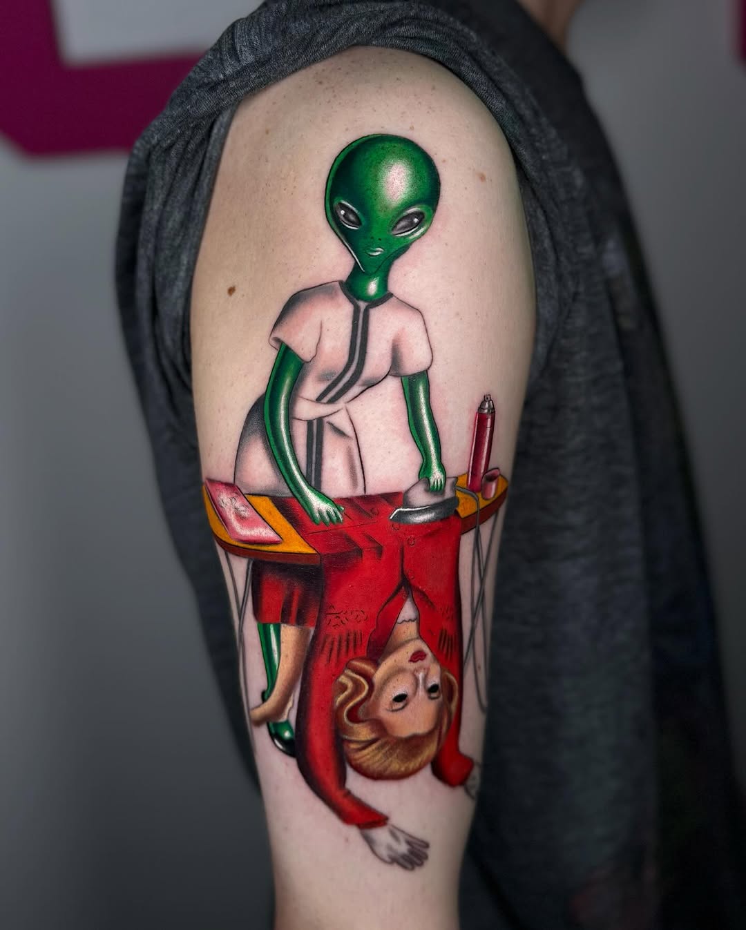 Color work tattoo