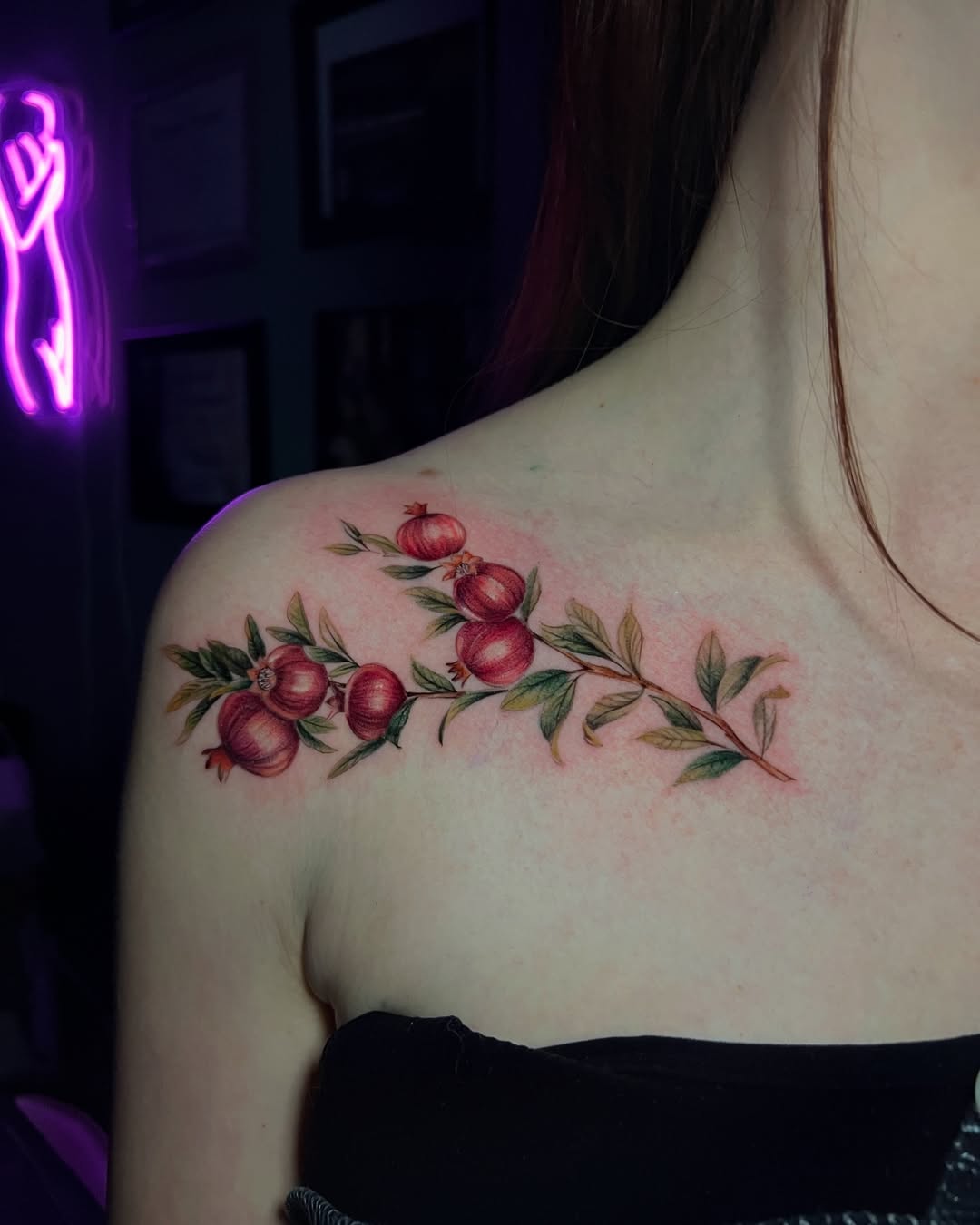 Floral tattoo